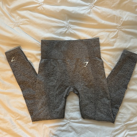 Gymshark Vital seamless leggings Smokey grey marl - Picture 2 of 3